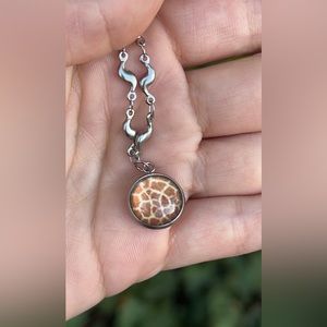 Giraffe print bracelet